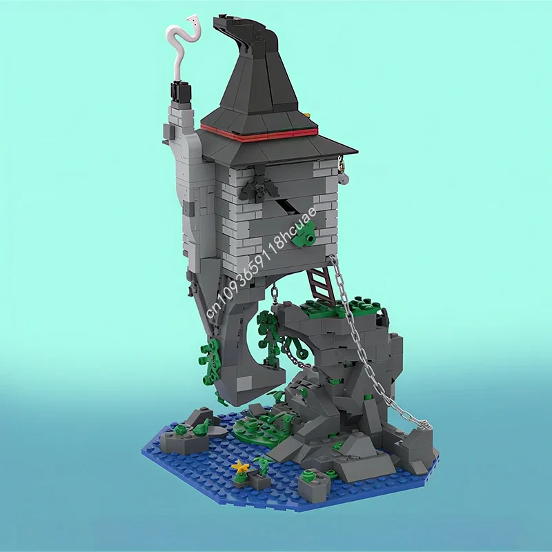 

397pcs MOC Witch's Tensegrety Hut Castle Building Blocks Christmas Best Birthday Gift Ideas For Kids Construction Educat Gift