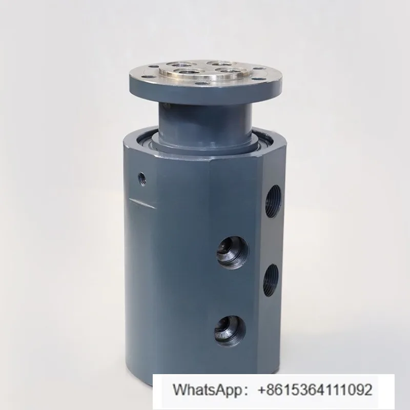 

Rotary joint, four-way stainless steel high-pressure low-speed rotary joint, multi-channel hydraulic rotary joint