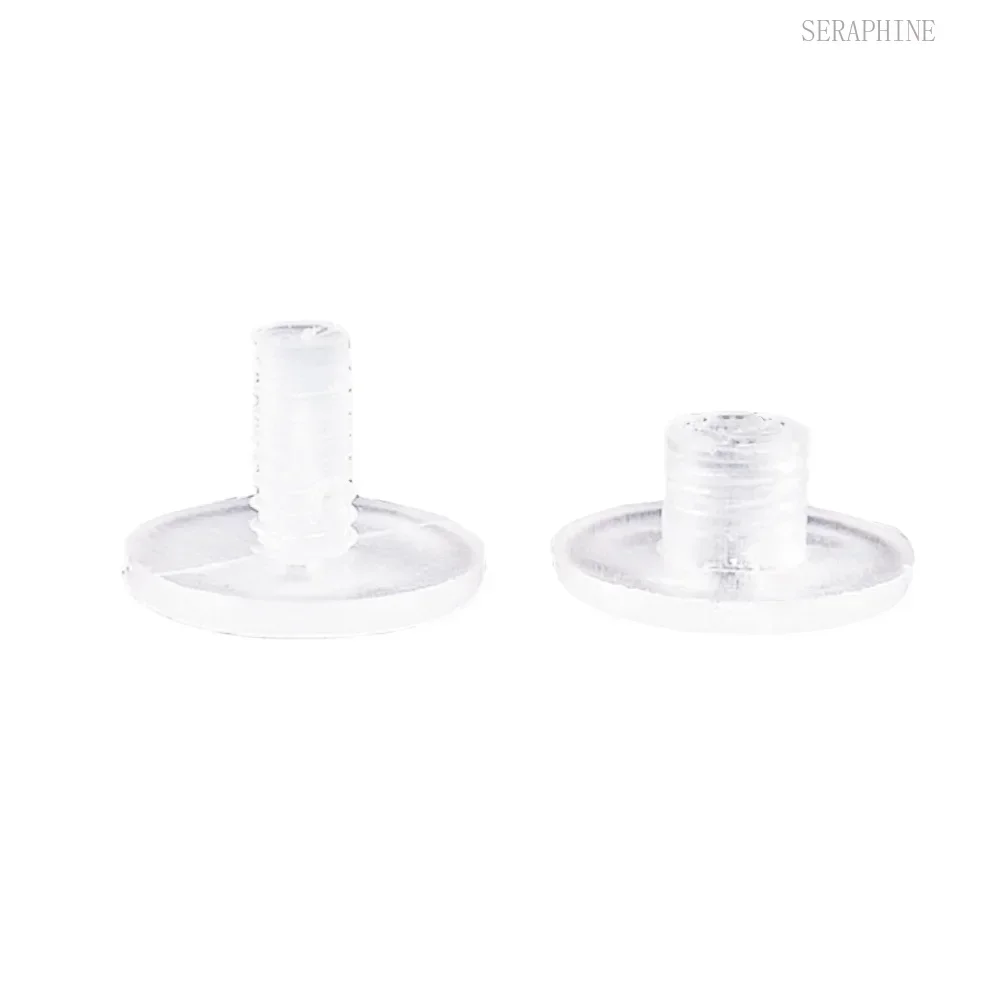 400sets Plastic Nylon Binding Rivets Nut Fasteners Screws Corrugated Binder Post Lock Button Studs Hand Environmental Twisted