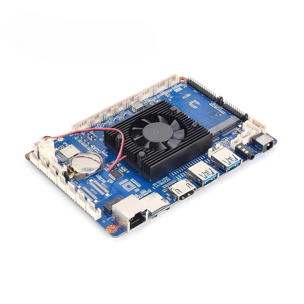 Gold seller Rockchip Rk3399 Motherboard Arm Embedded Face Recognition Aiot Motherboard Lvds 4g Industrial Iot Rk3399 Board