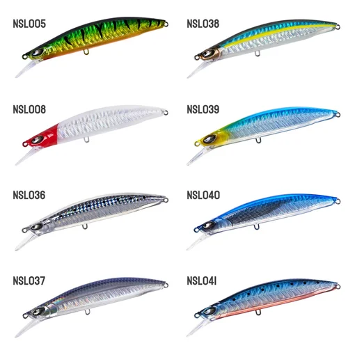 Imagen 2 del producto Señuelo de pesca Noeby Minnow, 120mm, 20,5g, Wobbler de hueso de pescado reforzado costero, cebo duro Artificial flotante, Señuelos de pesca de lado plano