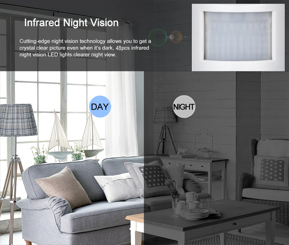 XMEY ICSEE 5MP POE WIFI Audio Camera 940nm Invisible PIR Night Vision HD Mini Indoor LED IR Security CCTV System Video Camera