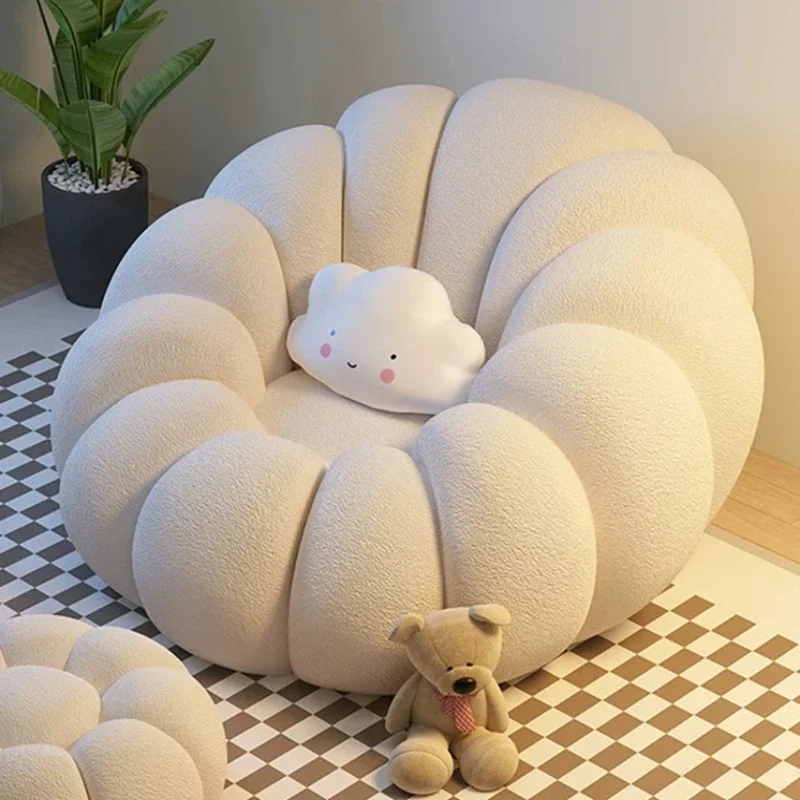 Lazy sofa reclining and sleeping single bedroom small sofa master bedroom reclining chair pumpkin tatami balcony leisure chair