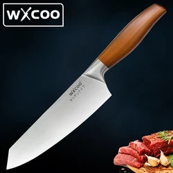 WXCOO Professional Japanese Style Chef Knife Stainless Steel Meat Chopping Fish Fruit Knife Butcher Cleaver Slice Kitchen Knife