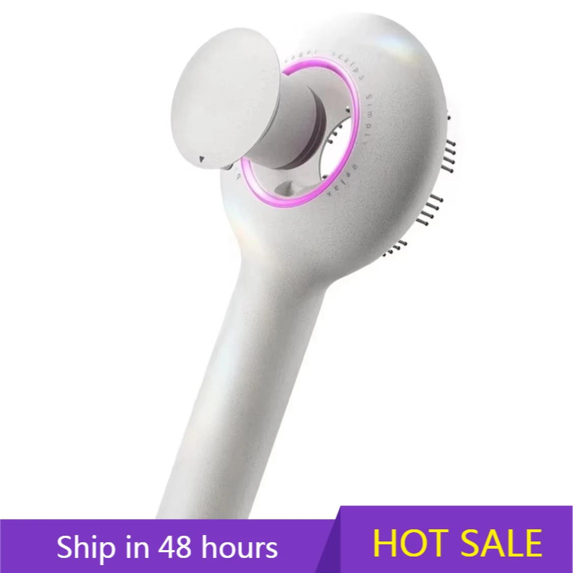 

YTYIN Breo Scalp 5 Visible Hair Growth Comb Red Light , Electric Essence Massage Comb With AI Scalp Detection