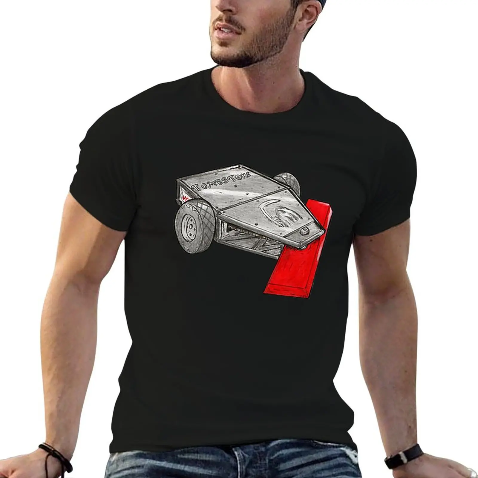 

TombStone Bot T-Shirt man t shirt summer man t shirts for men T-Shirt