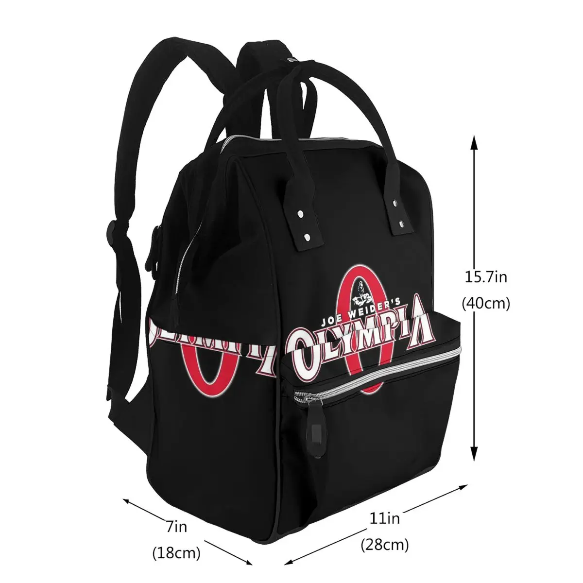 Future Mr OLYMPIA Motivations Student Backpack School Bag Hiking Travel Daypack for Men Women Bookbag Shoulder Bags