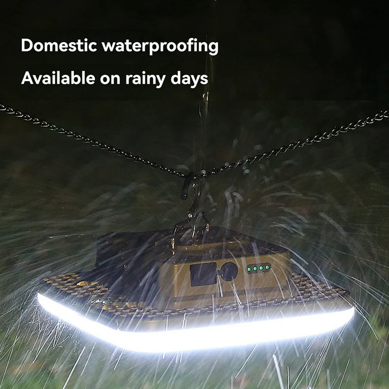 Лучшие предложения Открытый перезаряжаемый светильник для кемпинга Портативный подвесной светильник для палатки Освещение для ночной рыбалки Аварийный светильник для обслуживания работы