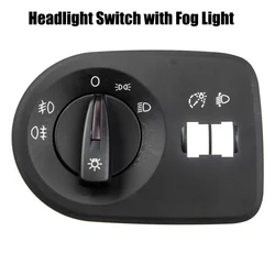 1PCS Headlight Switch With Fog Light Black For Seat For Ibiza 2009-2015 6J1941531AL Automotive Headlight Switch Accessories