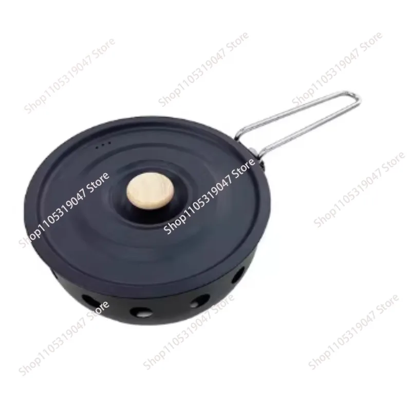 Outdoor Portable Card Stove Gas Stove Integrated Pot For Cooking Stir Frying Camping Picnicking