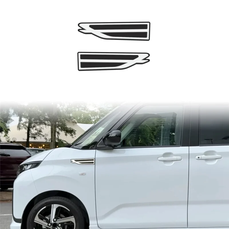 A02Q-Car درابزين الجانب غطاء فتحة التهوية الكسوة لدايهاتسو موف 2025 الملحقات الخارجية ملصق #5