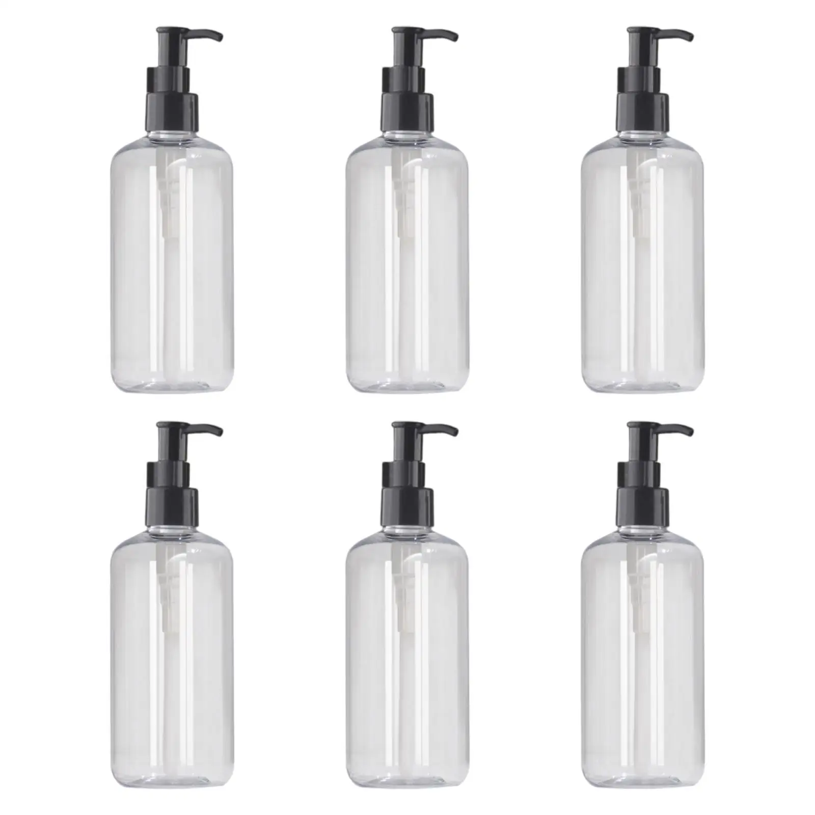 Bathroom Soap Dispenser 500ml Refillable Pump Bottle PET Material Smooth Lotion Holder for Hotel Restaurant Toilet