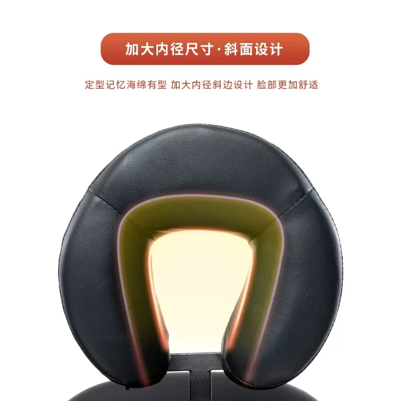 Foldable Portable Tattoo Massage Chair, Reclining Pedicure Chairs for TCM Gua Sha Acupuncture Piercing Beauty Salon Treatment