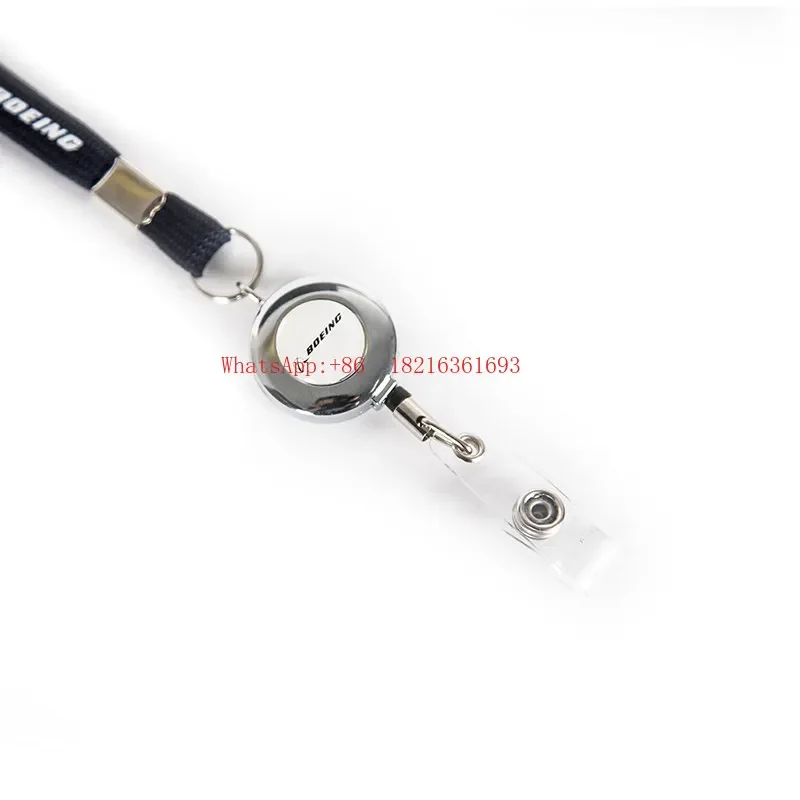 2026GOOD Hanging Rope, Easy To Pull Buckle, China Civil Aviation Corporation Passenger ID Card Set, Badge, Retractable Rope