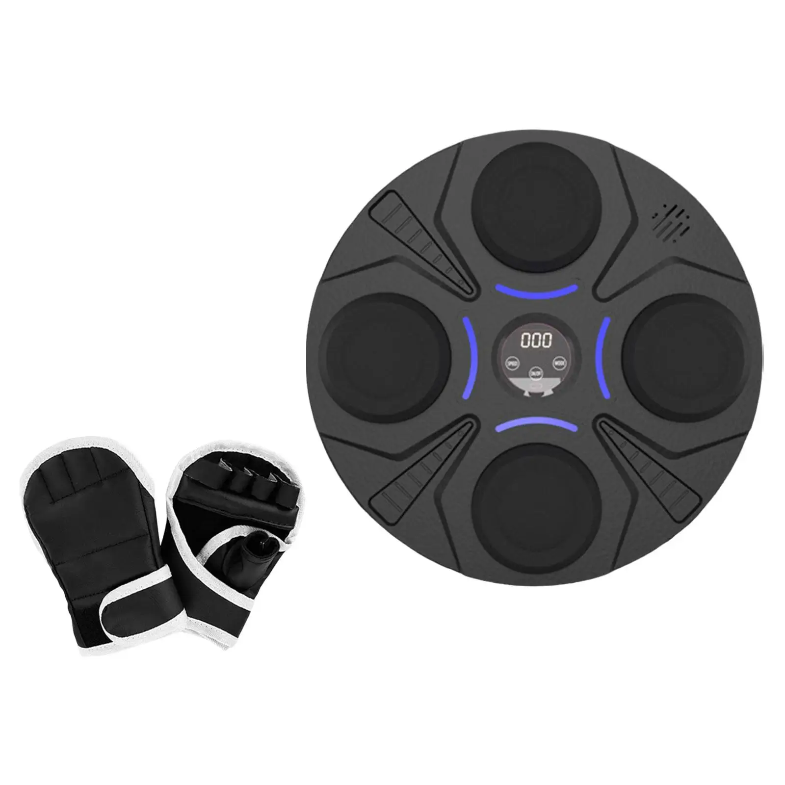 Musical Punching Board Wall Mounted Boxing Target Mat with Gloves for Kids Adult Music Boxing Machine Training Home Gym