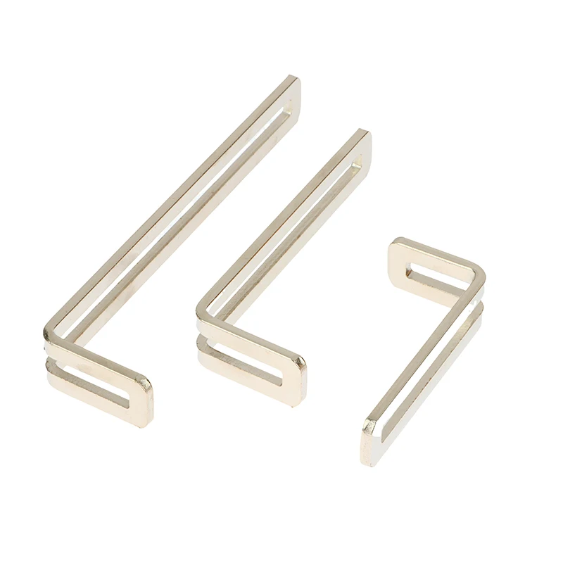 1pc Nickel-plated Corner Bracket Adjustable 90 Degree L-Shaped Corner Brackets Angle Iron Connector Shelf Support Accessories