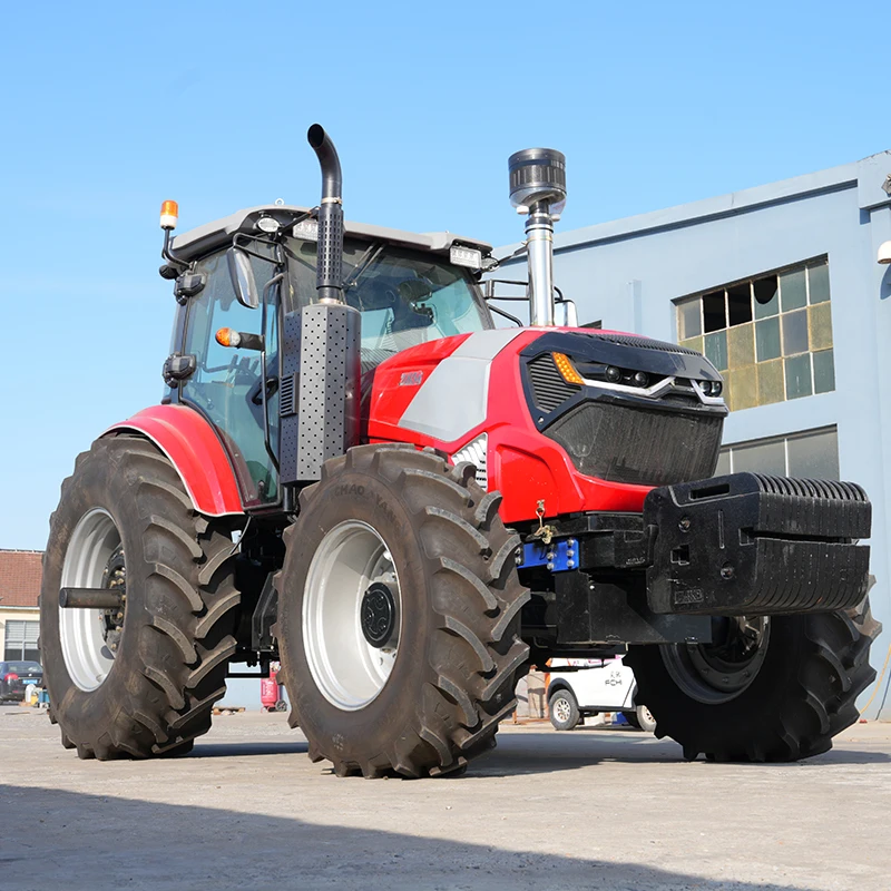 200HP 4WD Diesel Farming Tractor with Diesel Engine Euro 5 CE EPA Pump Gear-Wheeled Lawn Tiller Hydraulic Tractor Customized