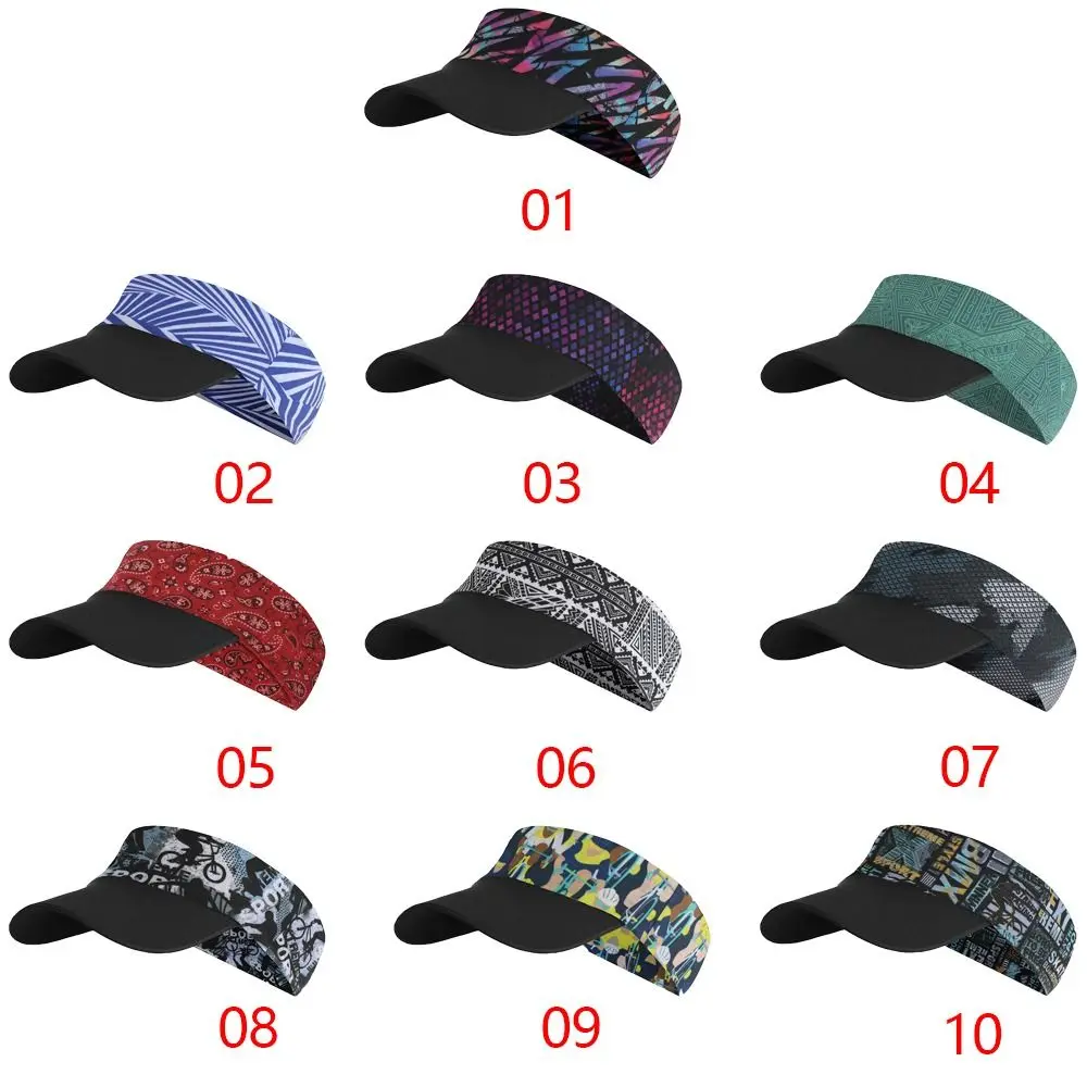 Outdoor Sports Hats Men Women Quick Drying Sun Hat UV Protection Sweat Absorbent Breathable Empty Top Cap