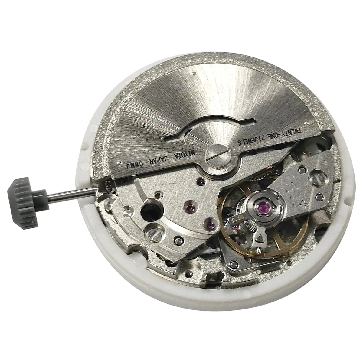 Genuine Miyota 8285 Automatic Mechanical Movement Mod Day-Date Watch Mechanism with Week at 12:00/Date at 3:00 O'clock 21 Jewels
