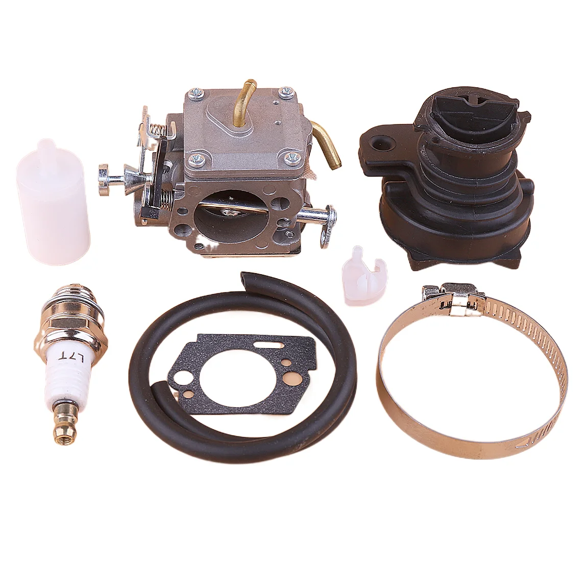 Carburetor For Husqvarna 372XP XPX-TORQ, 365 X-TORQ, 372 XP X-TORQ Intake Manifold Fuel Filter Line Chainsaw 581100701