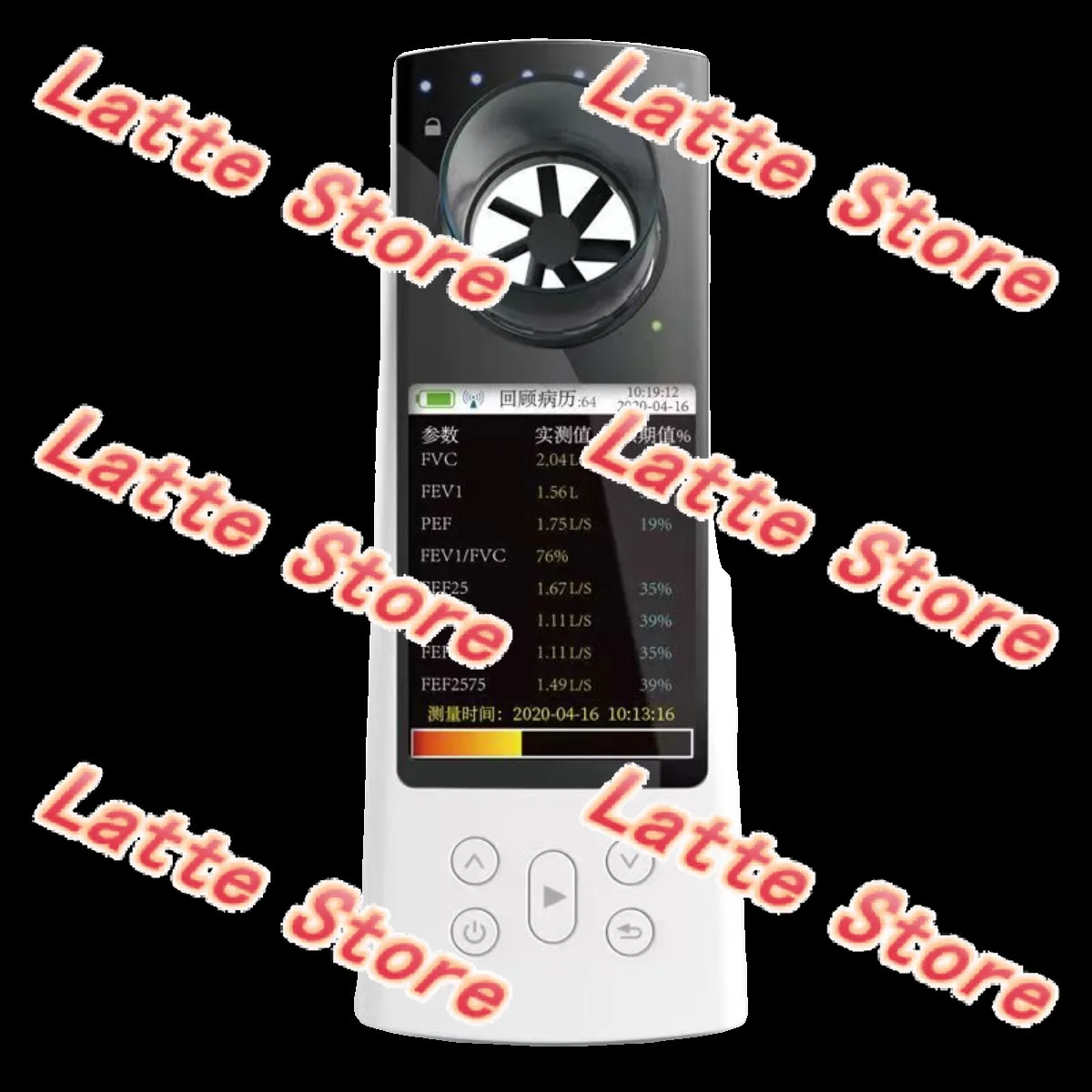 Medical pulmonary function tester Breathing electron peak flow meter Portable pulmonary function meter for physical examination
