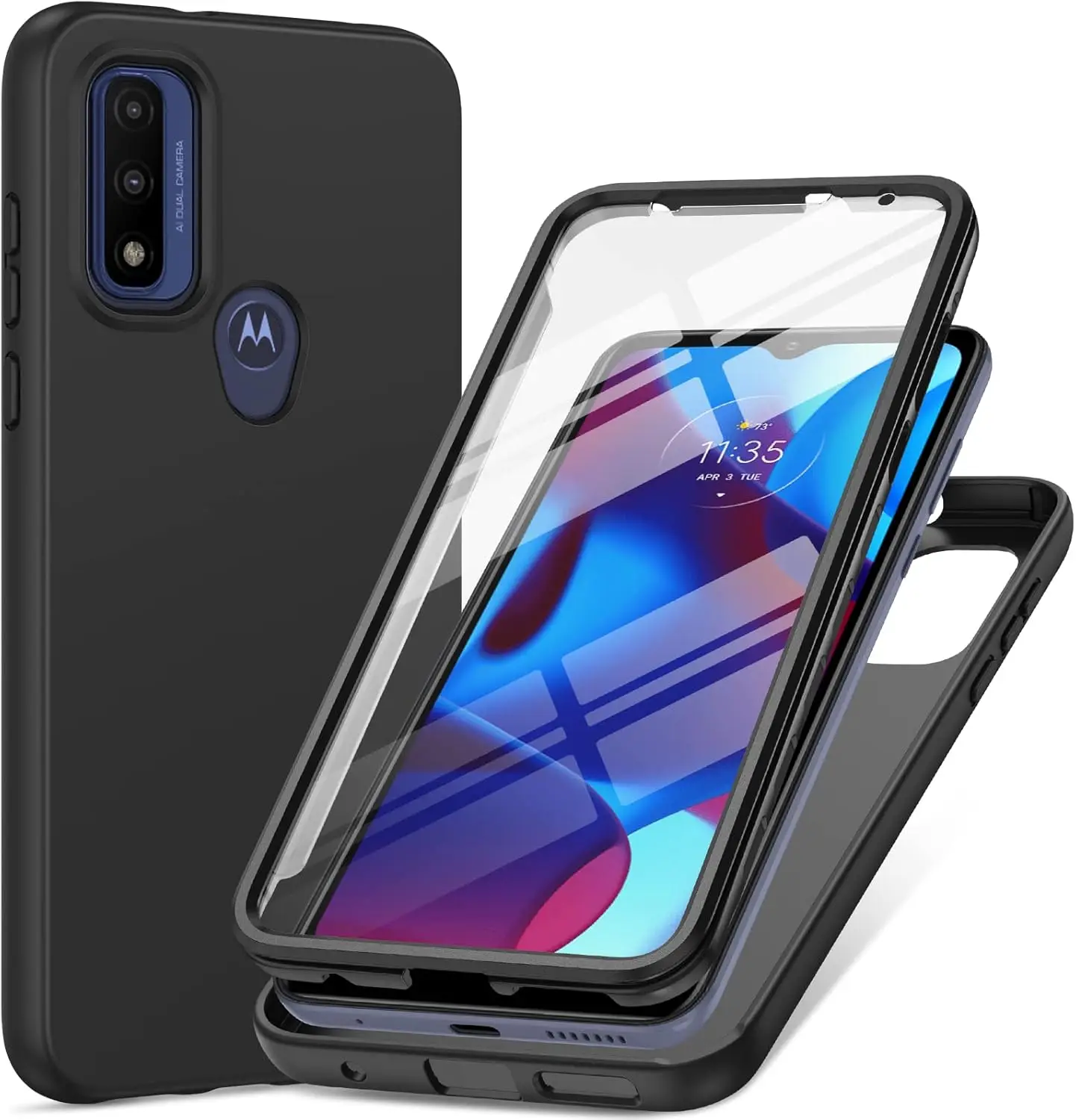 

Силиконовый чехол для Motorola Moto G Play 2023, G Pure, G Power 2022 с полной защитой и тонким дизайном