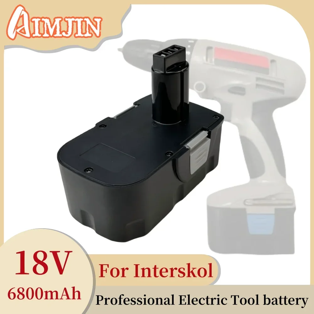 

18V 6800mAh NI-CD Rechargeable Battery For interskol Suit for DA-18ER Power Tool Cordless Drill H18 Battery Replacement