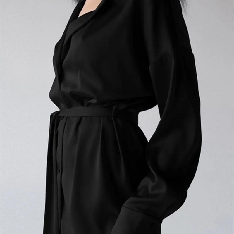 French 2 Pieces Women Suits Outfits V-Neck Nightgown Shirts With Satin Soft Cozy Pants Sets Casual Daily Home Loose Pajamas
