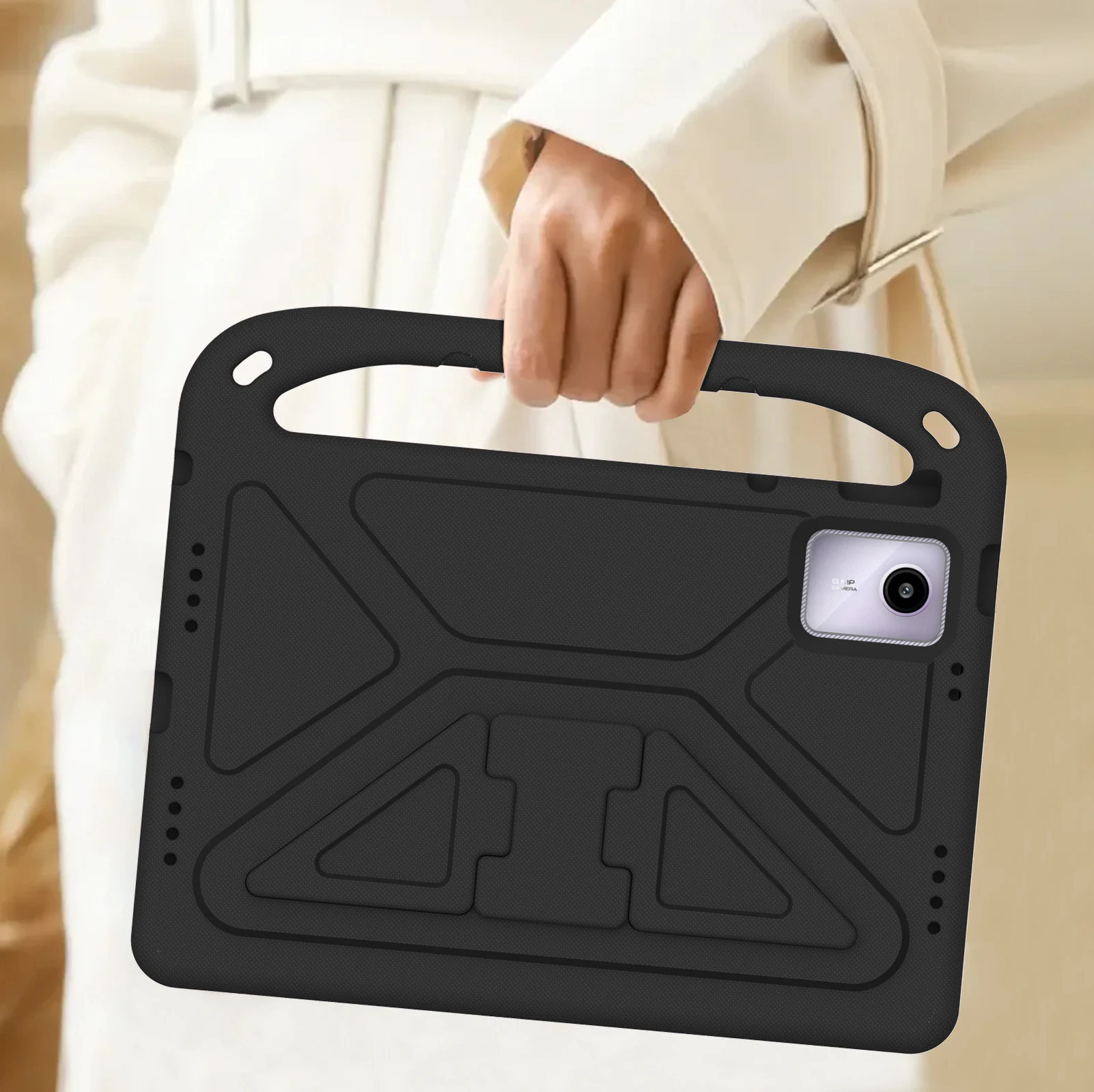 

Мягкий чехол из ЭВА с задней подставкой для Lenovo Tab M11 330FU 331FC Xiaoxin Pad 2024, противоударная подставка, чехол для планшета, безопасная ручка для детей