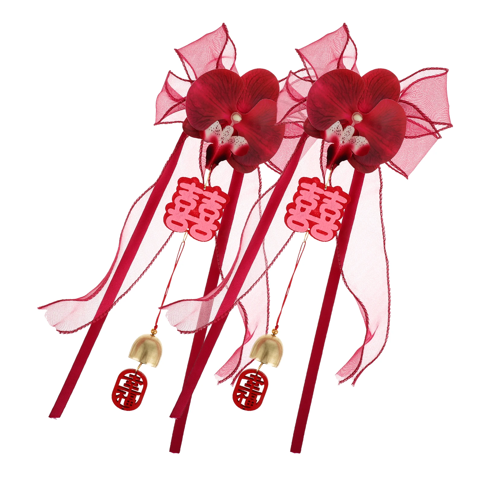 

2pcs Wedding Decoration Flowers Curtain Binding Tied For Drapes Artificial Floral Tiebacks Holdback