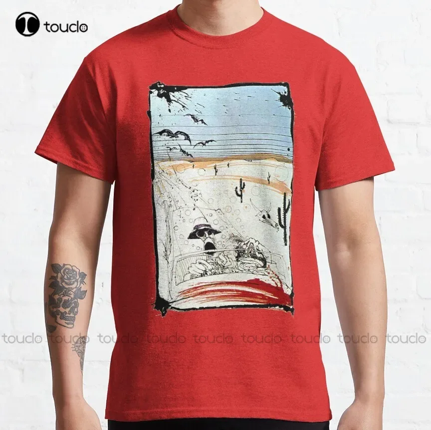 الخوف وهذا بلد الخفافيش - الرغبة في لاس فيغاس تي شيرت كلاسيكي قمصان مضحكة للرجال مخصص aldult في سن المراهقة للجنسين xs-5xl #1