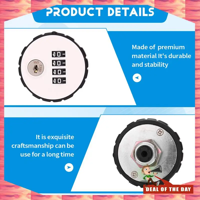 24-Hour Delivery Combination Cabinet Cam Lock 4 Digital Keyless Drawer Door Gym School Locker With Key Reset