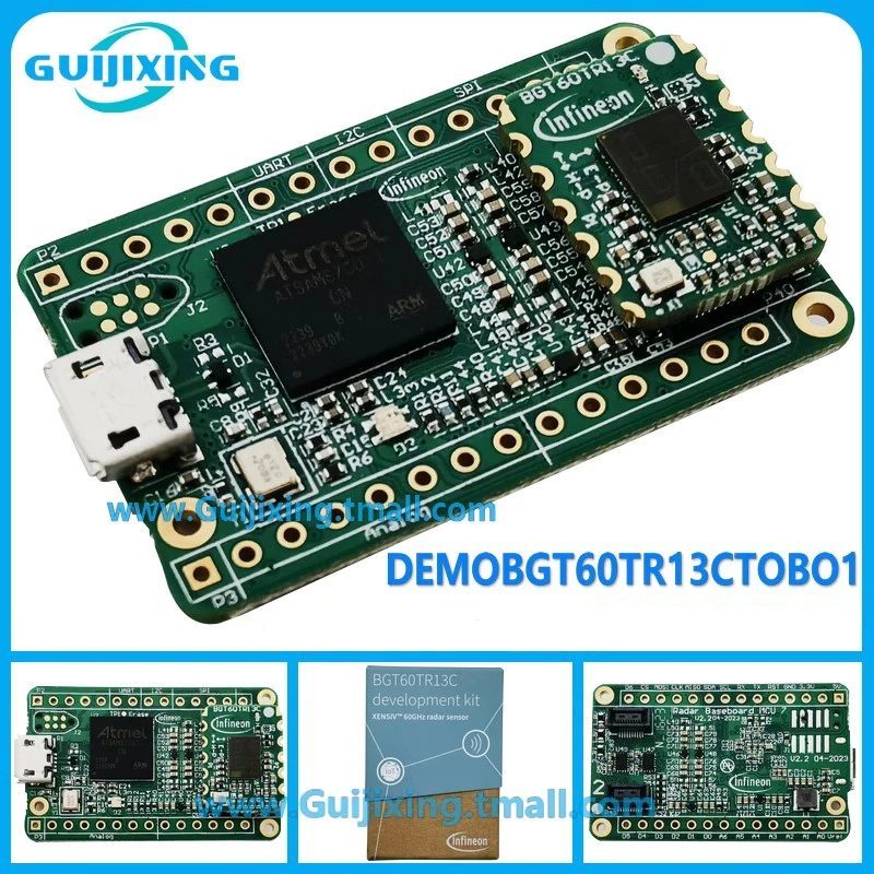 

DEMOBGT60TR13CTOBO1 60GHz BGT60TR13C Infineon radar Sensor Demo board