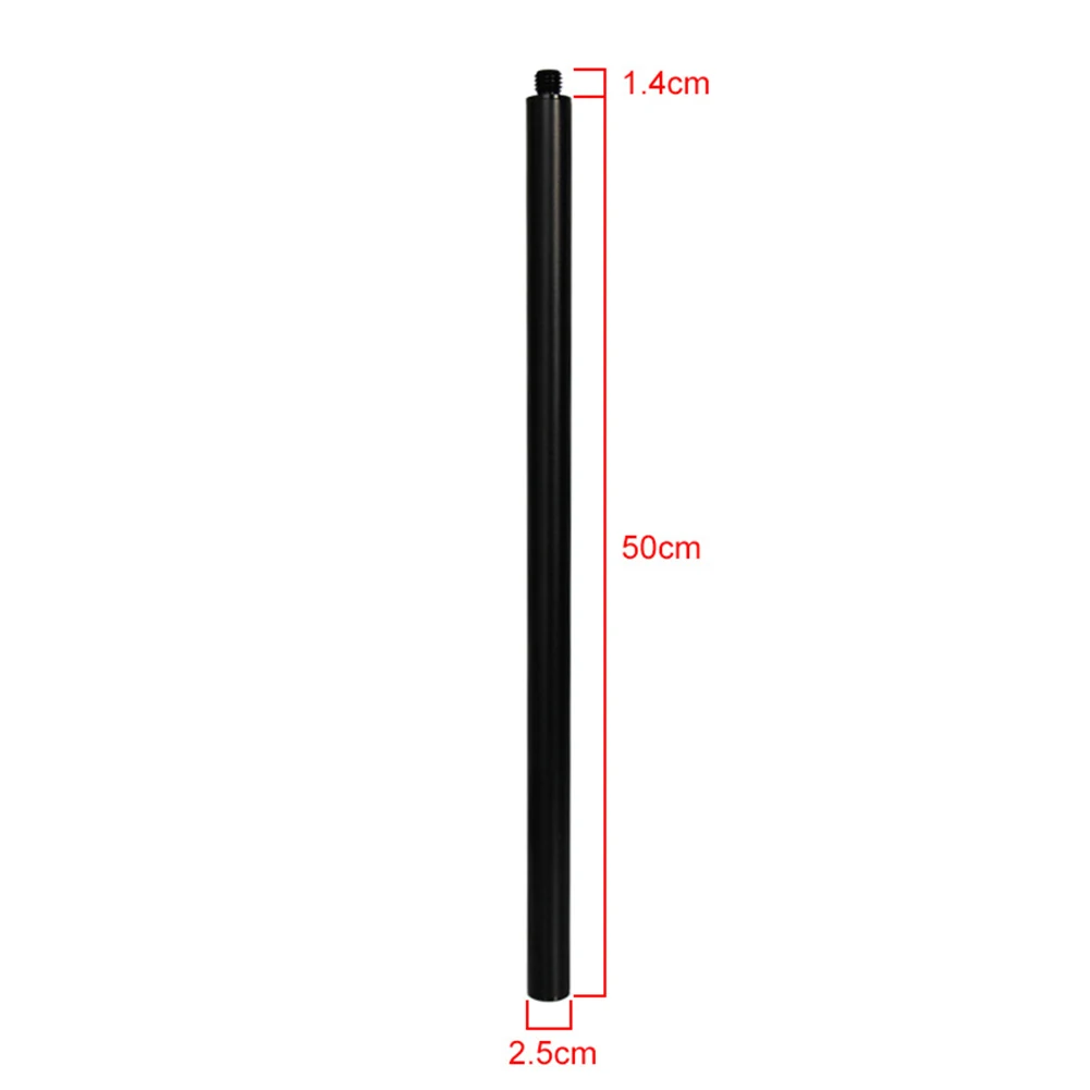 1pcs Aluminum Alloy Centering Pole GPS Extension Rod Diameter 25mm High-strength Ultra-light Extension Rod 100mm 200mm 300mm