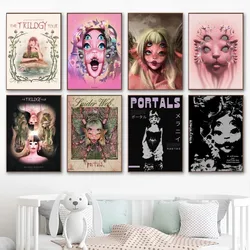 Melanie-martinez art Classic Movie Posters Vintage Room Bar Cafe Decor Stickers Wall Painting