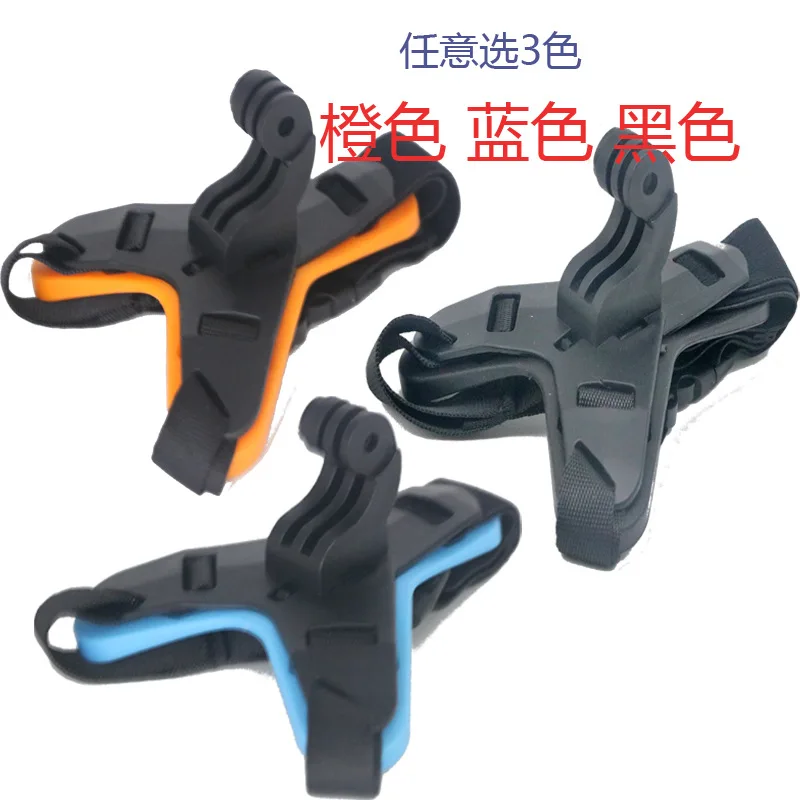 خوذة Gopro قوس الذقن خوذة دراجة نارية حزام الذقن قوس صغير النمل DJI كاميرا عالمية #2