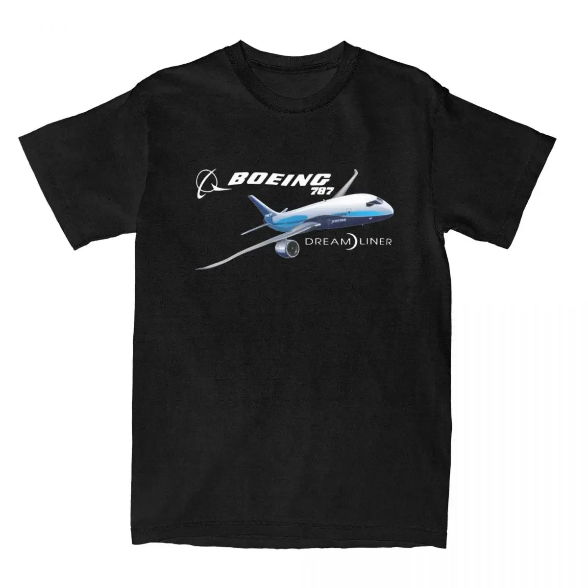 Merch Airplane Cotton Tops Vintage Short Sleeve O Neck Tee Shirt Gift Idea T-Shirt Men Women Boeing 787 Dreamliner  harajuku new