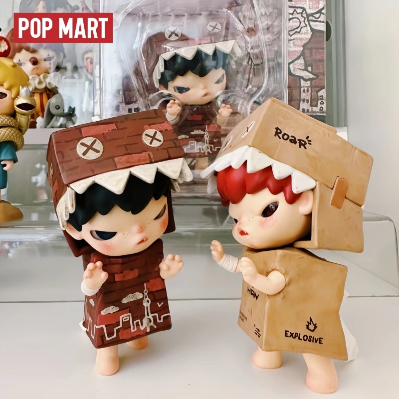 

New Hot Genuine In Stock Popmart Hirono Full Series Collection Hang Card Series Blind Box Collection Doll Panda Figurine Gifts