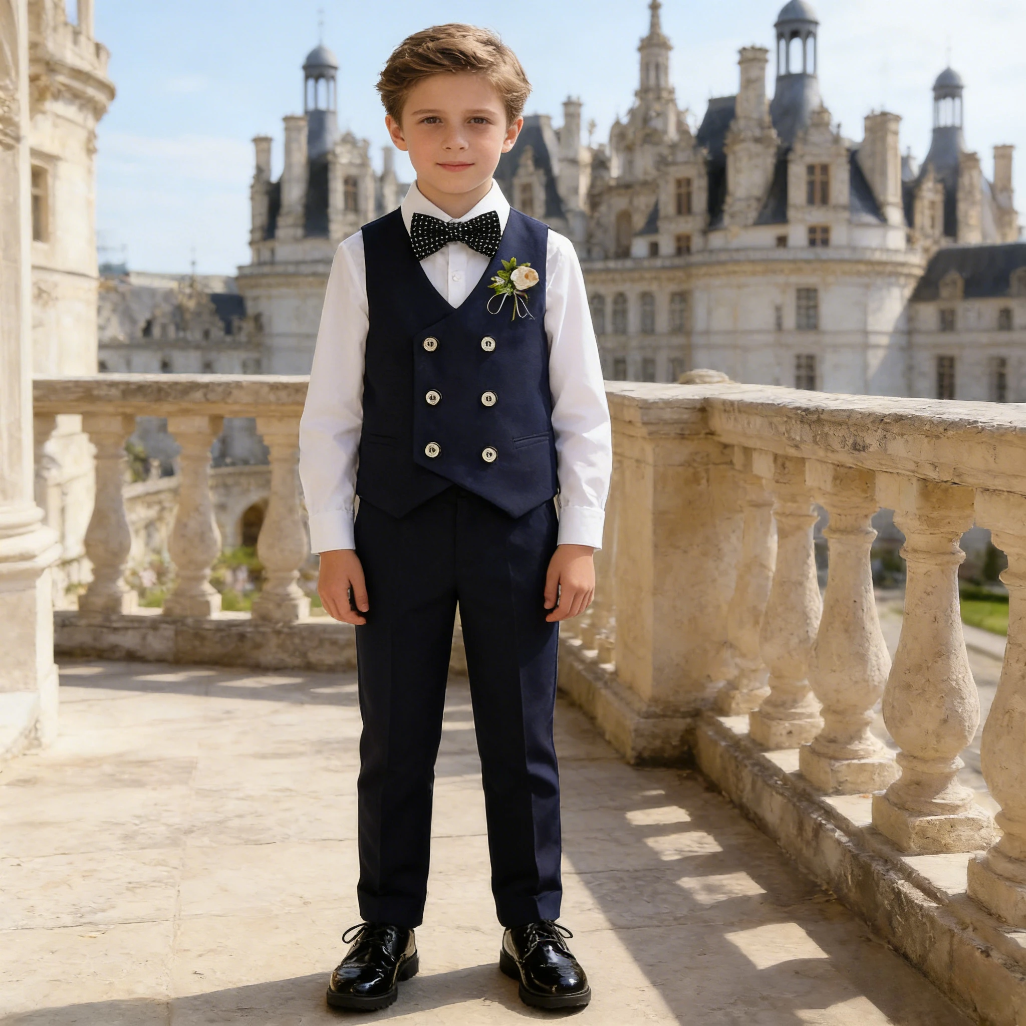 Boys Wedding Suits Fashion Double Breasted Black Formal Child Piano Performance Outfits 2-12 Y Toddler Birthday Party Blazer Set 썸네일 6