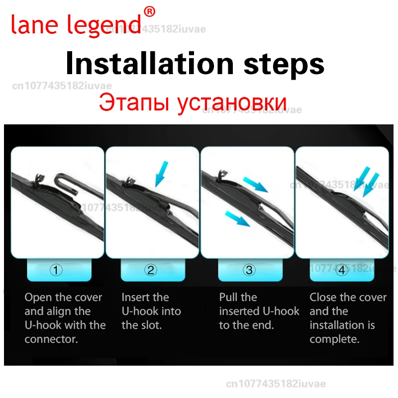 SAAB 9-5 Saloon 용 자동차 와이퍼 블레이드 24 "+ 21" 2010-2012 Atuo Windscreen 앞 유리 와이퍼 블레이드 Window Wash Fit Hook Arms