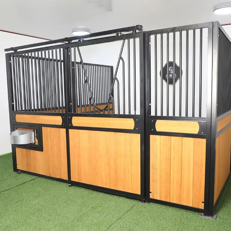 Customization Hot Galvanized Portable Horse Stable 3x3m 3.5mx3.5m 4x4m 12x12ft Horse Stall Steel Structure Box Stable Rooms for
