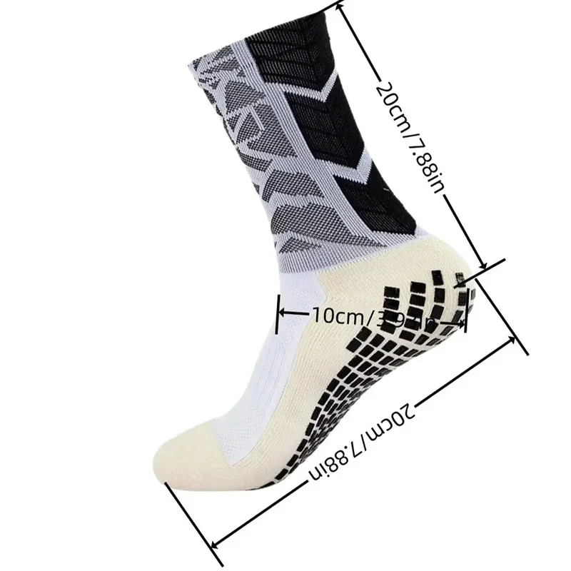 Kaus Kaki Sepak Bola Anti Selip Kamuflase Kaus Kaki Sepak Bola Atletik Pria Wanita Bersirkulasi untuk Kaus Kaki Pegangan Olahraga Bersepeda Basket Lari