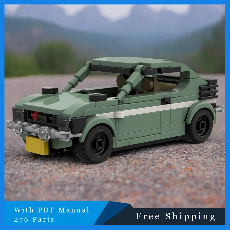 

276 Parts City Creative Sports Car Model Series Grey Cool Supercar Building Block Model Children DIY Assembly Birthday Toy Gifts