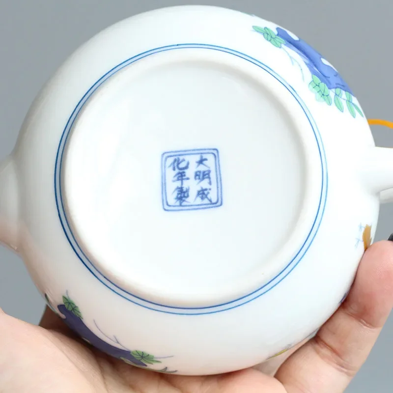 Traditional Chinese Tea Set, Retro Rooster Teapot with Filter Holes, Archaistic Small Services, Puer Tea, Coffee Pot, 200ml