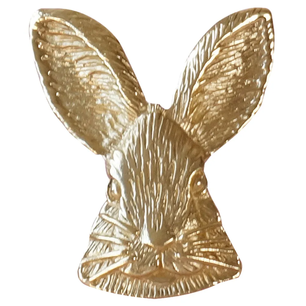 Rabbit Head Drawer Knob Small Cabinet Pull Handle Easy Install Stylish Unique Decor for Bedrooms Kitchens Living Rooms Modern