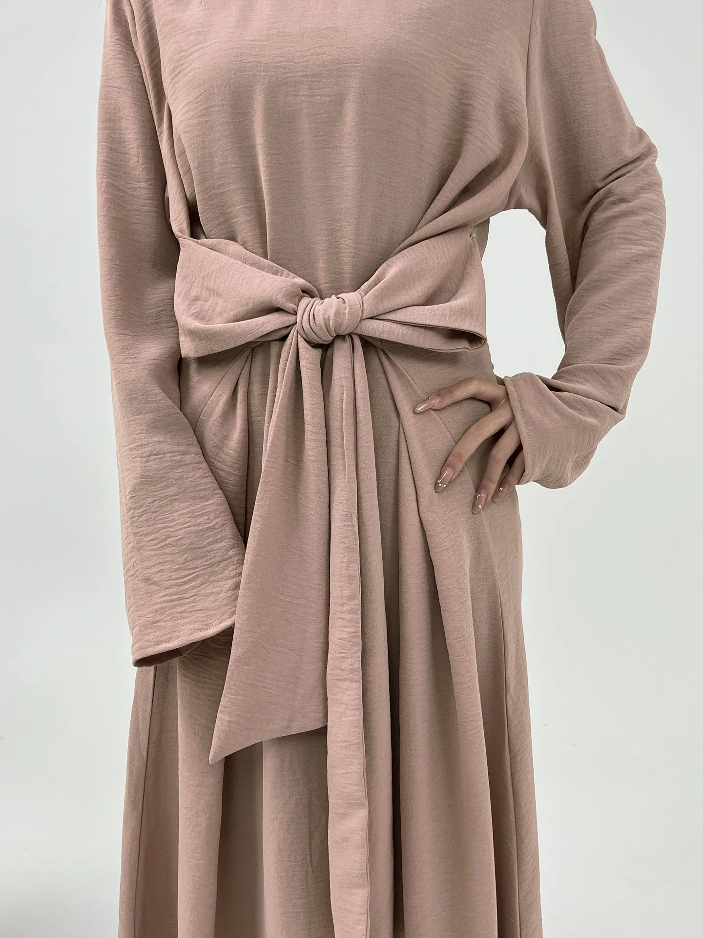 

Modest Islamic Kaftan Dubai Turkish Robe Abaya Ramadan Eid Muslim Women Long Sleeve Dress Ramadan Kebaya Caftan Marocain Femme