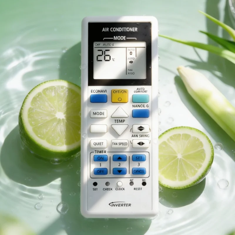 

New Remote Control for Panasonic Air Conditioner Models Part Number A75C03590 Compatible with CS-PS18UKA CS-PV9SKH-1 CS-PV12SKH-