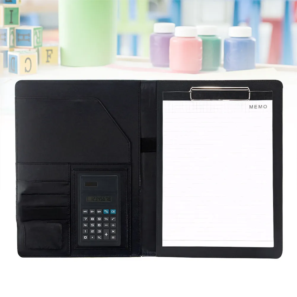 

30 Pages A4 Document Folder PU Professional File Organizer Business Office File Folders Document Holder for Company
