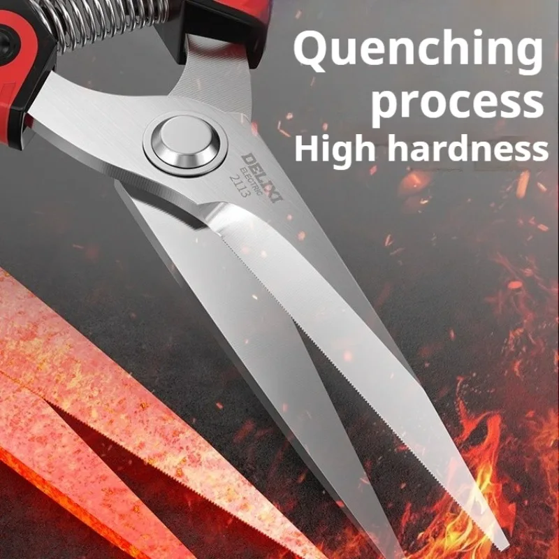2PC Stainless Steel Picking Pruning Shears Labor Saving Spring Loaded Garden Scissors Potted Plant Maintenance Gardening Tools