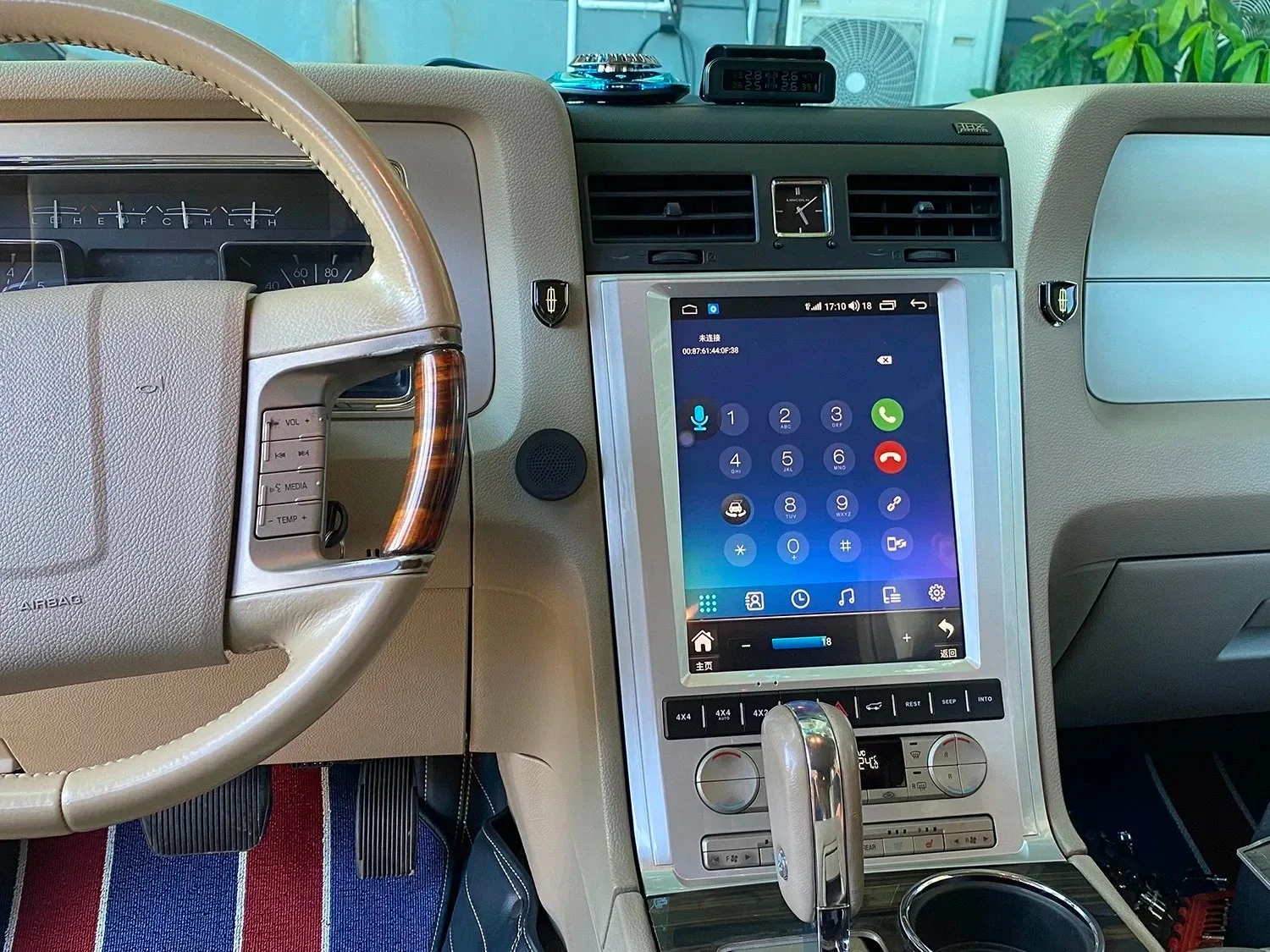 Schermo verticale Automotive Multimedia Android per LINCOLN Navigator 2010 2011 2012 2013 AUTO GPS Navi Unità principale radio stereo